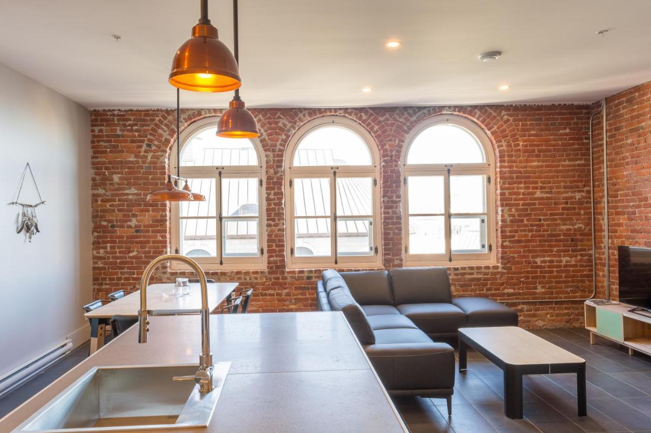 Апартаменты Les Lofts Du Tresor - Par Les Lofts Vieux-Quebec Экстерьер фото