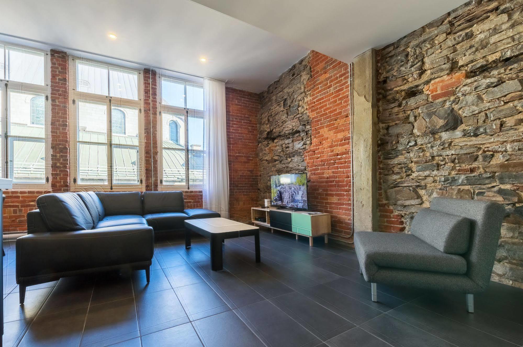 Апартаменты Les Lofts Du Tresor - Par Les Lofts Vieux-Quebec Экстерьер фото