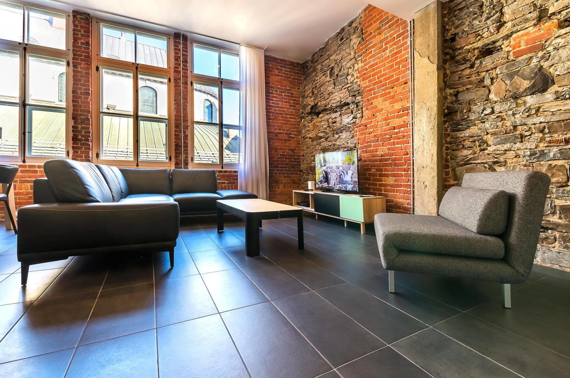 Апартаменты Les Lofts Du Tresor - Par Les Lofts Vieux-Quebec Экстерьер фото
